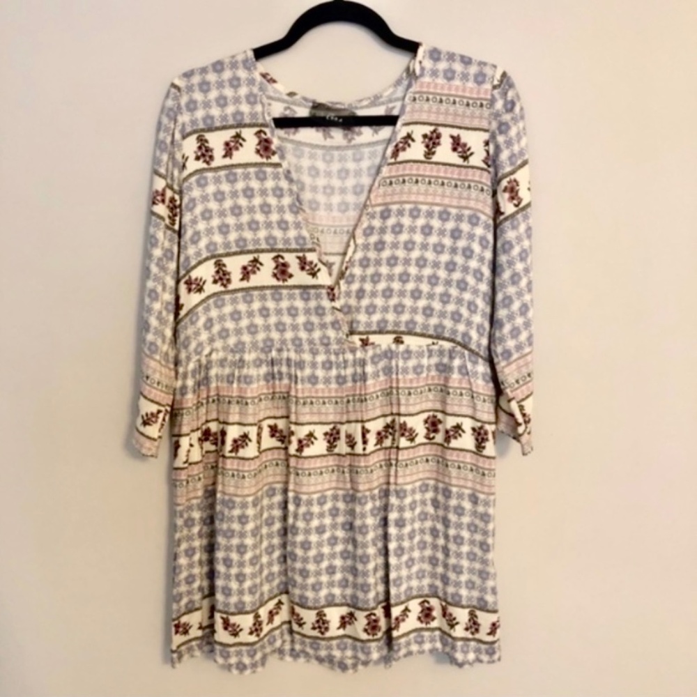 For Sienna Floral Babydoll Dress
